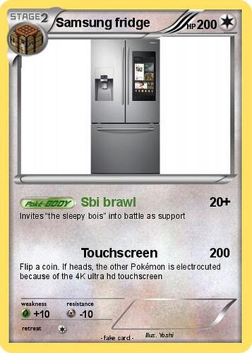 Pokemon Samsung fridge