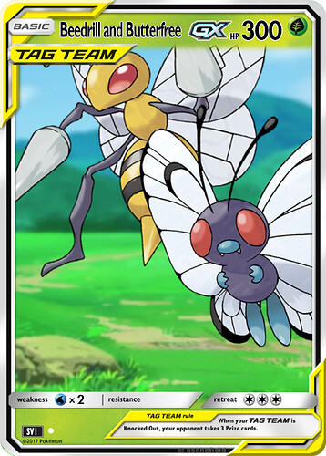 Beedrill and Butterfree