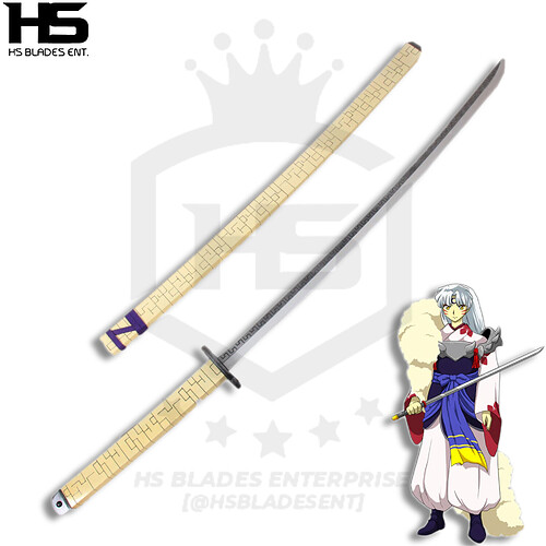 Bakusaiga Katana Sword of Sesshoumaru in Just $88 (Japanese Steel is a – HS  Blades Enterprise