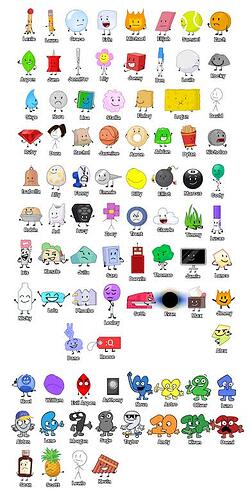 My attempt at BFDI characters if they had real human names! : r/BattleForDreamIsland
