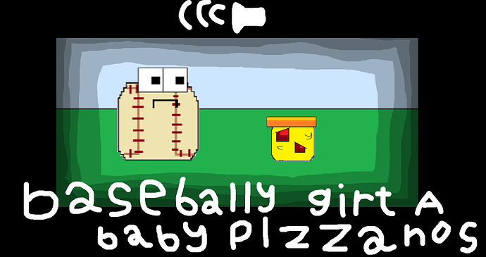basebally girt a baby plzza hos sonud
