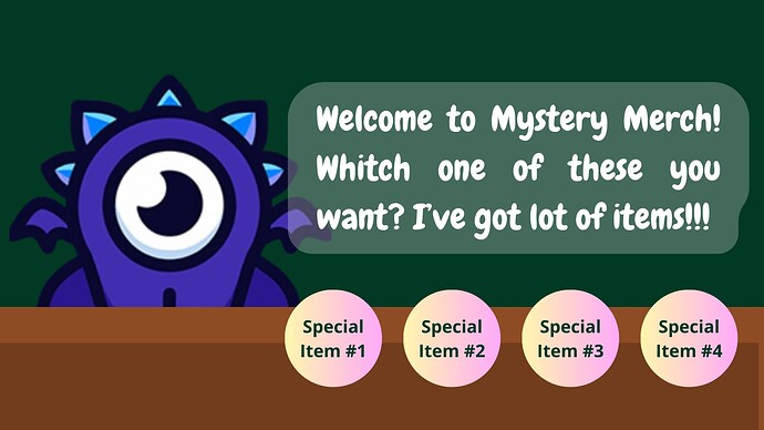 mystery merch