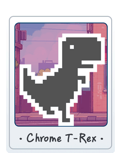 chrome-t-rex-front-card