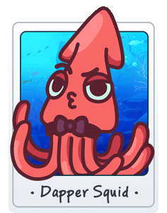 dapper-squid-front-card