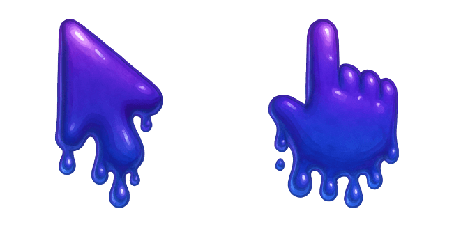 dripping-purple-blue-gloss-arrow-custom-cursor
